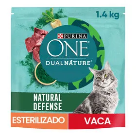 Ração para Gato Adulto Esterilizado Vaca Purina One Dual