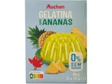 Gelatina Auchan sem açúcar ananás 2 x 15 g