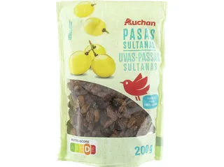 Sultanas pretas Auchan 200 g