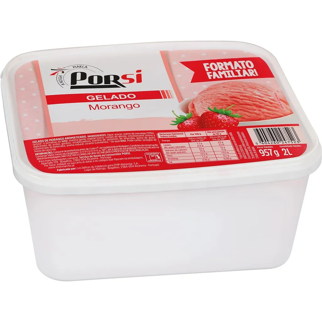 Gelado Morango 2l
