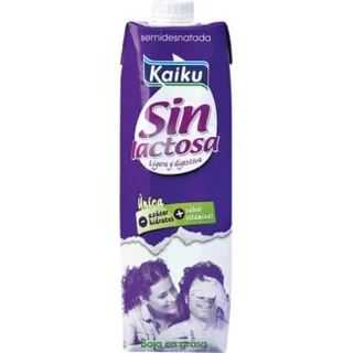 Leite Sem Lactose Meio Gordo 1 L - Kaiku