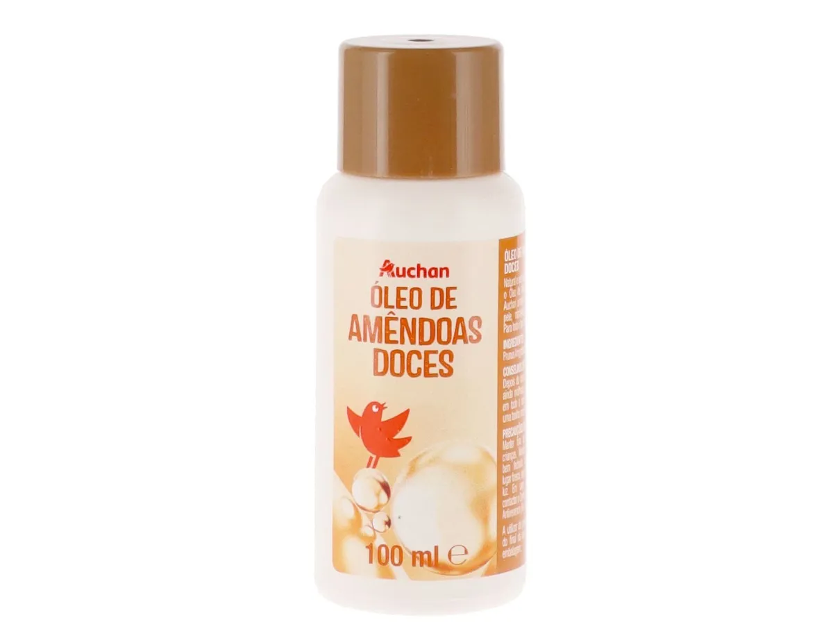 Óleo Auchan de amêndoas doces 100 ml