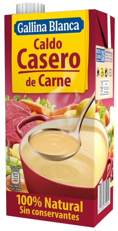Caldo Gallina Blanca caseiro carne 100 % 1 l