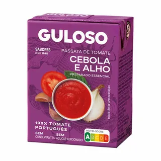 Passata de Tomate com Cebola e Alho Guloso