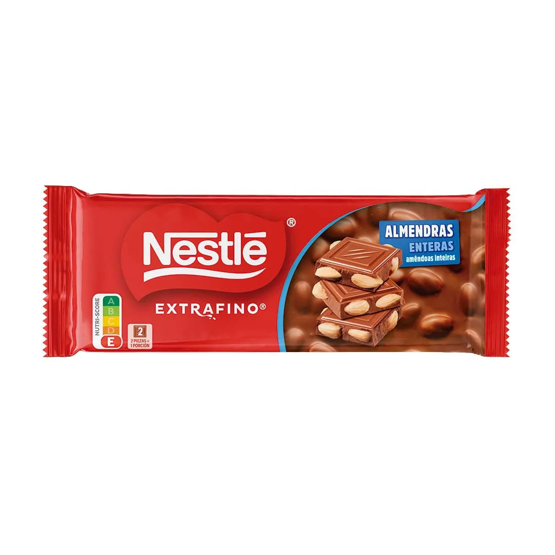 Tablete de Chocolate Extrafino com Amêndoas Inteiras
