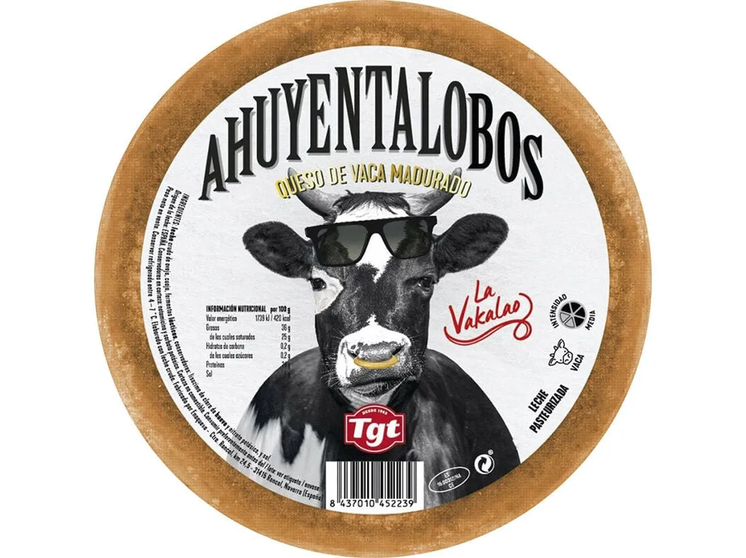 Queijo vaca Ahuyentalobos curado kg
