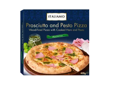 ITALIAMO Pizza de Fiambre e Pesto