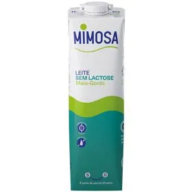 Leite UHT Meio Gordo sem Lactose Mimosa