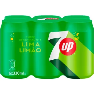 Refrigerante com gás lima limão, pack 6 x 0.33 l Seven Up