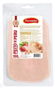 PORMINHO Fiambre De Peito De Peru 100 G