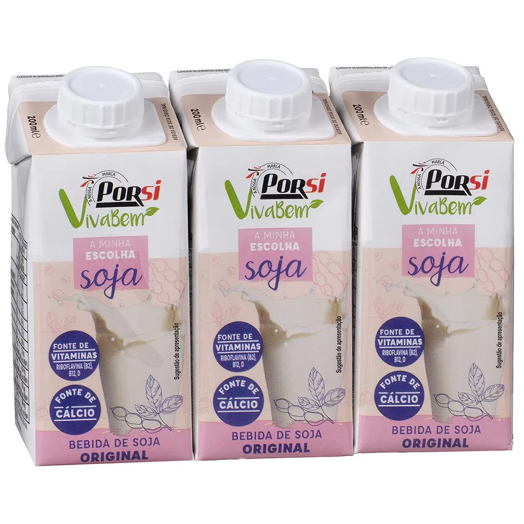 Bebida de Soja 3x200ml