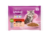 Comida húmida para gato Whiskas júnior carne 4 x 85 g