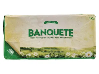 Creme vegetal Banquete culinária 1 kg
