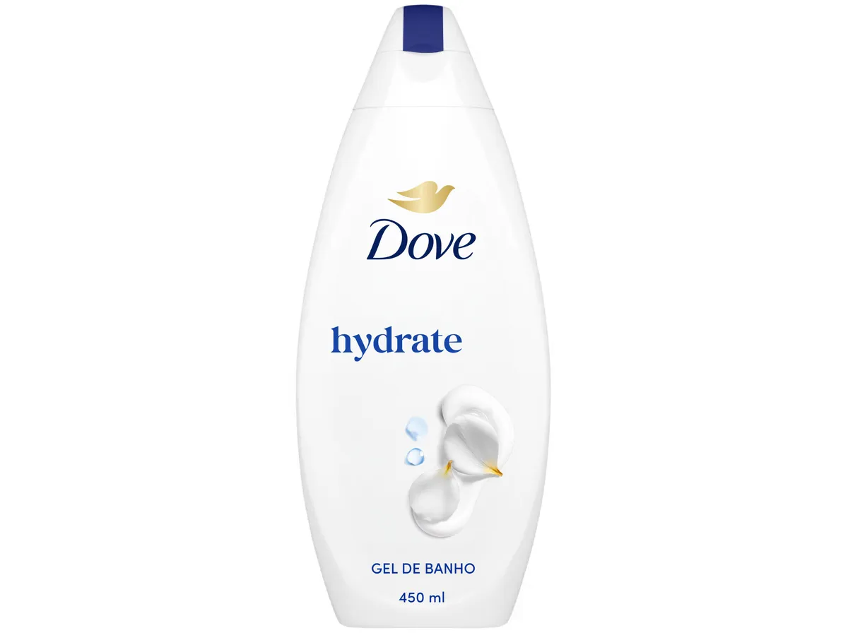 Gel banho DOVE hydrate 450 ml