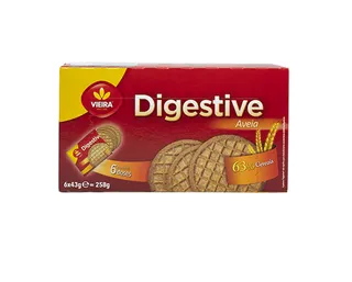 Bolachas Digestivas com Aveia Pack 6 Vieira