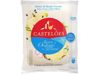 Queijo Castelões meio gordo sem lactose fatiado 150 g