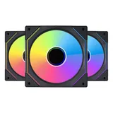 Ventoinha Lian Li UNI FAN SL120 Infinity RGB PWM Preto 120mm (Pack 3)