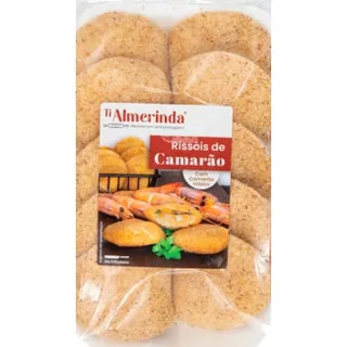 Rissóis de Camarão 10 Unidades embalagem 500 g - Ti Almerinda