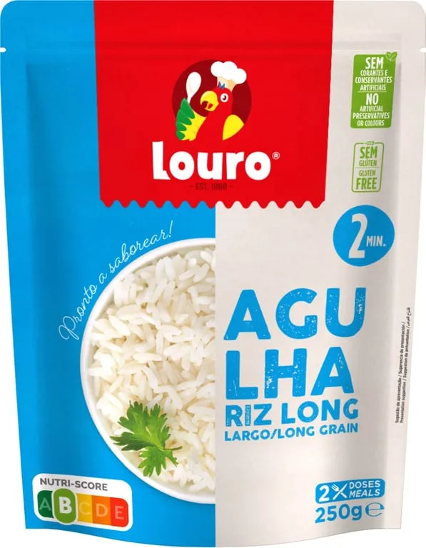Arroz Louro pronto a comer Agulha 250 g