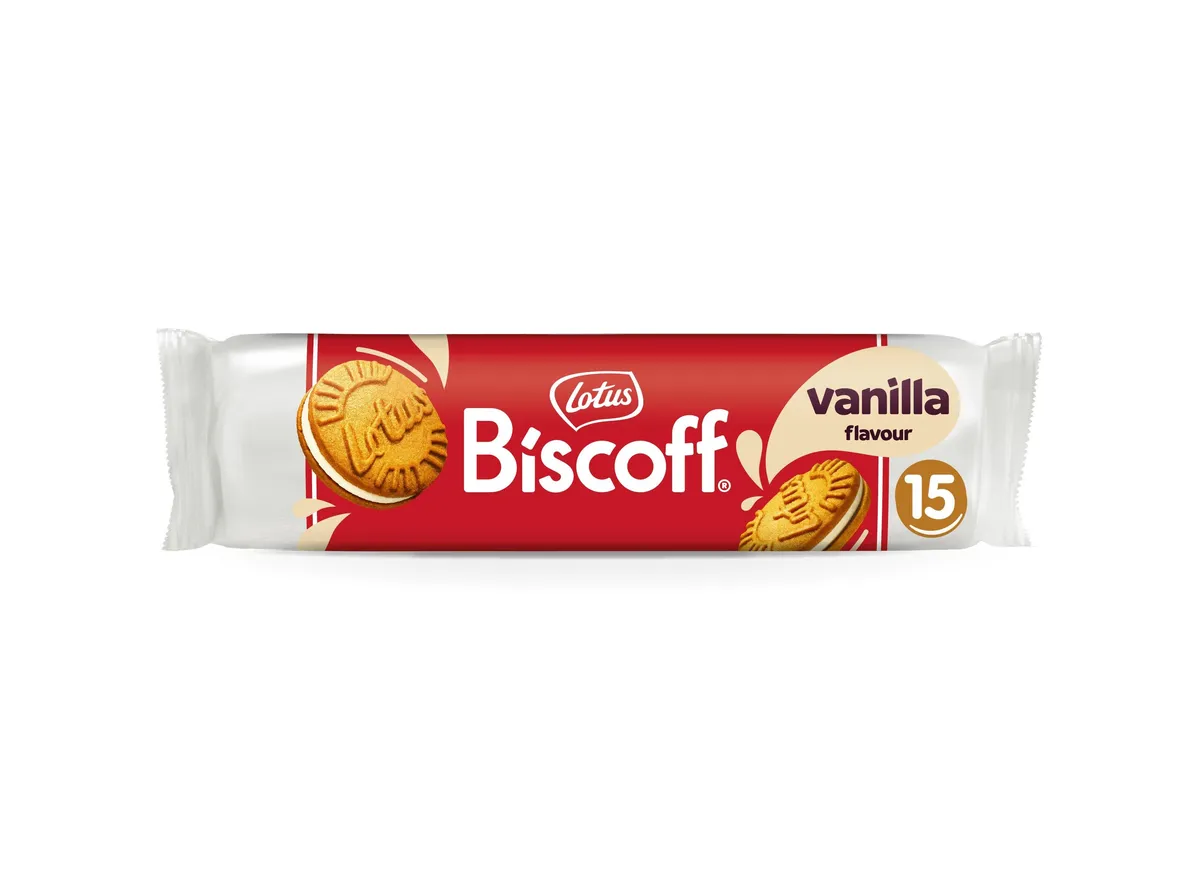 Bolacha Bíscoff recheio baunilha 150 g