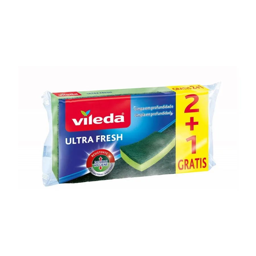 Esponja com Esfregão Ultra Fresh