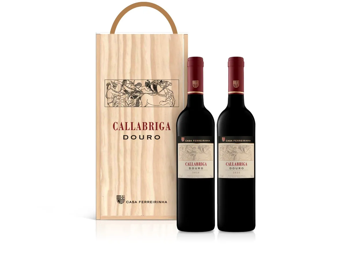 Conj. vinho Ferreirinha callabriga tinto douro 2 x 0,75 L