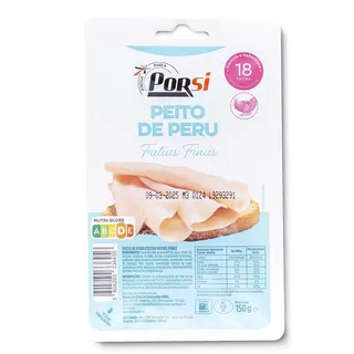 Peito Peru Fatias Finas 150g PorSi