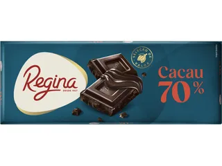 Tablete choc. negro Regina 70% cacau 200 g