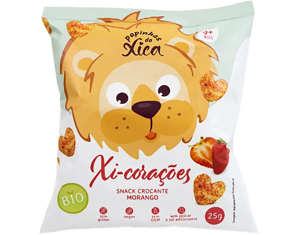 Snack Papinhas DA XICA morango 25 g
