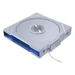 Ventoinha 140mm Lian Li UNI FAN TL140 Wireless RGB Reverse PWM Branca LianLi