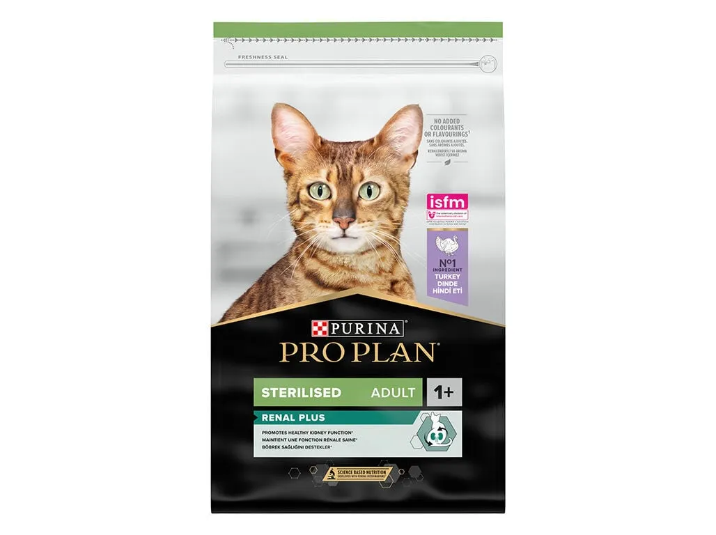 Ração para gato PRO PLAN esterilizado peru 10 kg