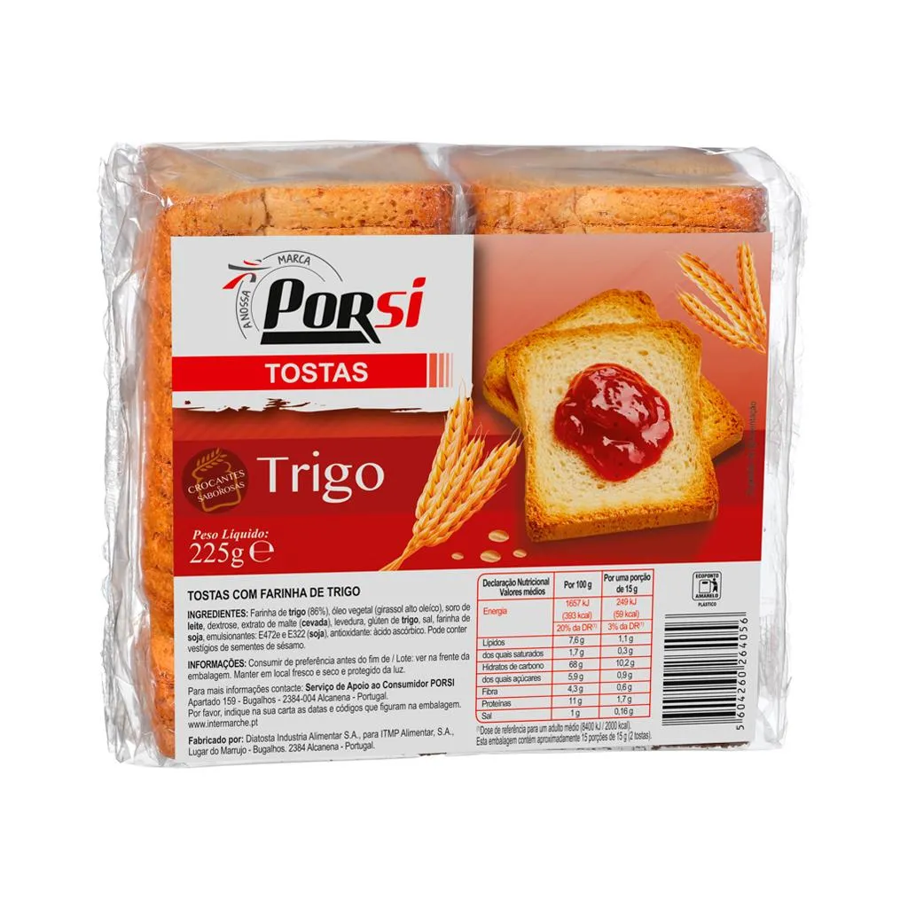 Tostas de Trigo 225 G