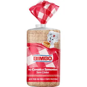 Pão de Forma 10 Cereais e Sementes sem Côdea Bimbo