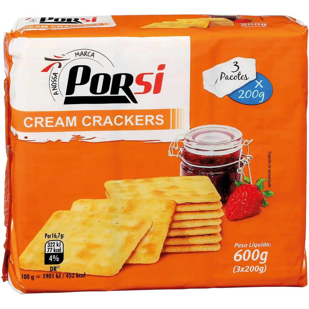 Bolachas Cream Cracker 600g