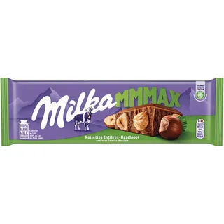 Tablete de chocolate leite c/ avelãs Milka