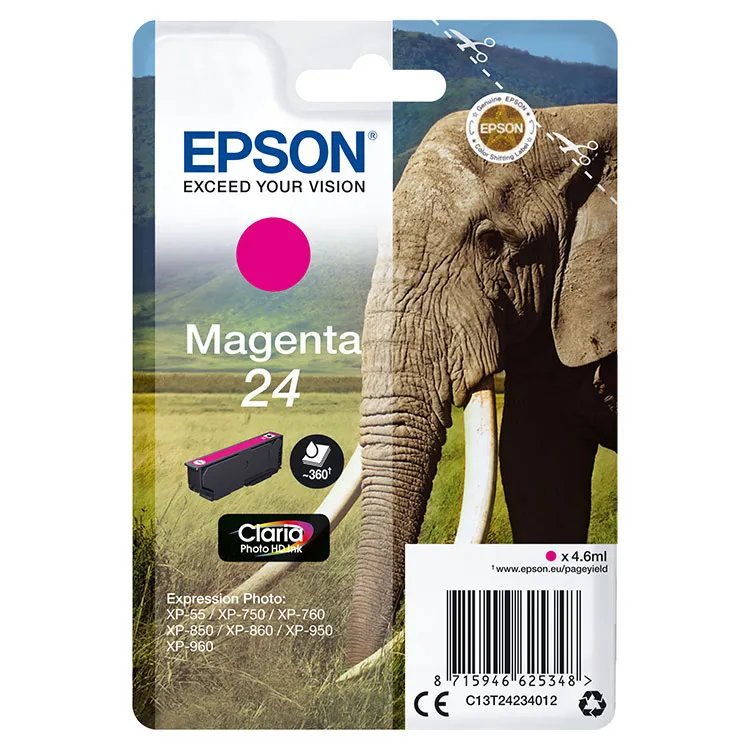 TINTEIRO EPSON 24 MAGENTA