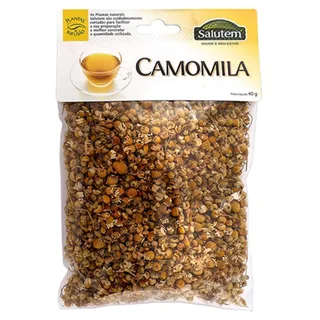 Chá de plantas camomila, 40g Salutem