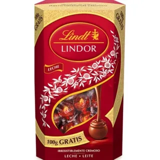 Bombons de Chocolate de Leite Lindor embalagem 600 g - Lindt
