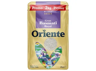Arroz Oriente gran basmati royal 2 kg