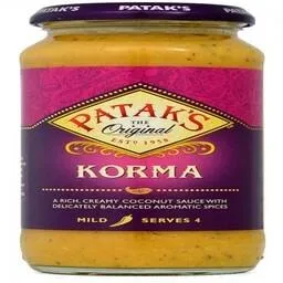 Molho korma caril, emb. 450g Patak's