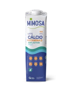 Leite UHT Magro Cálcio sem Lactose Mimosa