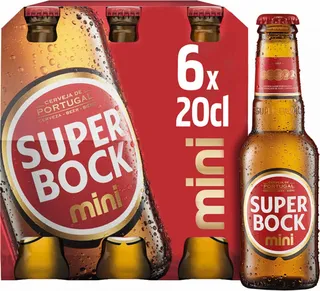 Cerveja com Álcool Mini Pack 6 Super Bock
