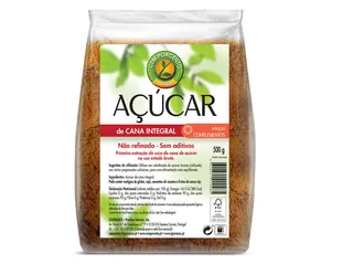 Açúcar CEM Porcento cana integral 500 g
