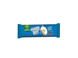 Bolachas cob.chocolate Gullon hoops branco 128 g