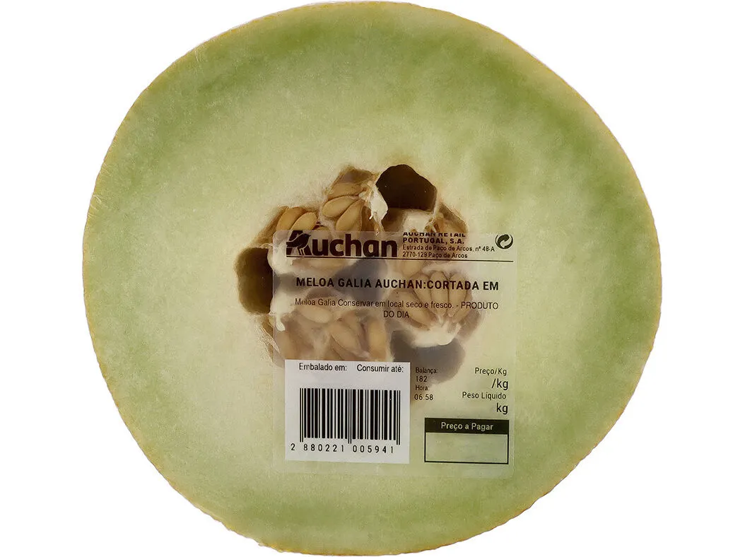 Meloa galia Auchan metade kg