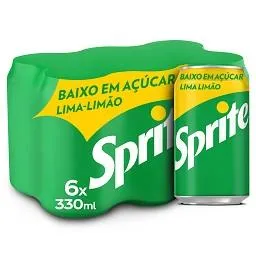 Refrigerante com gás lima-limão, pack: 6x0,33l