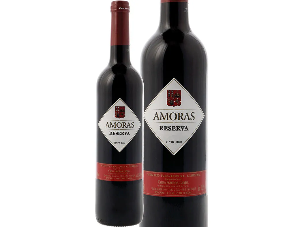 Vinho tinto Amoras reserva lisboa 0,75 L