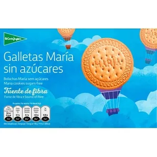 Bolachas Maria sem Açúcar embalagem 400 g - El Corte Inglés