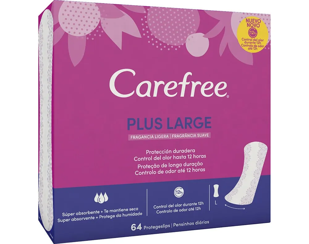 Protector Carefree diário maxi 64un