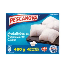 Medalhões de Pescada sem Pele Ultracongelada Pescanova